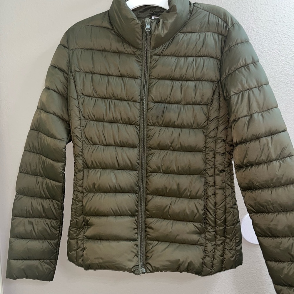 Olive Green - Puffer Jacket